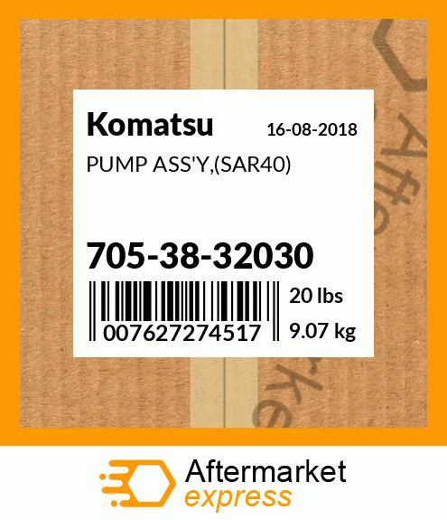 PUMP ASSY,SAR40