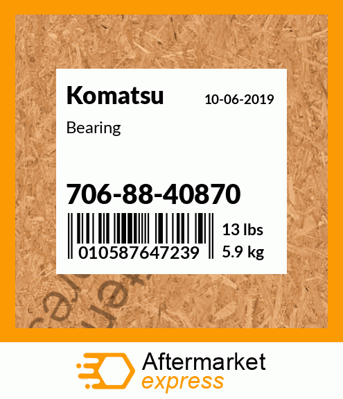 Spare part 7068840870 + Bearing