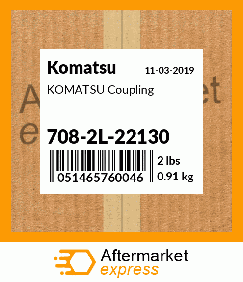 KOMATSU Coupling 708-2L-22130