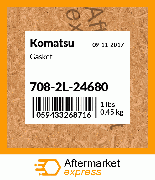 Spare part 708-2L-24680 + Gasket