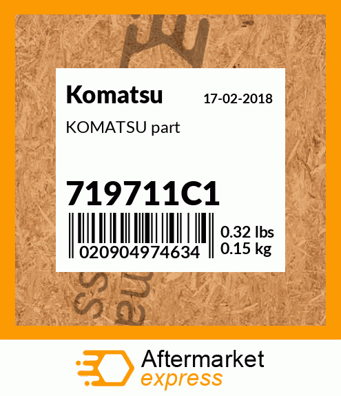 KOMATSU part 719711C1