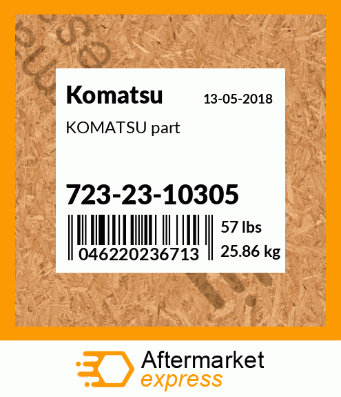 KOMATSU part 723-23-10305