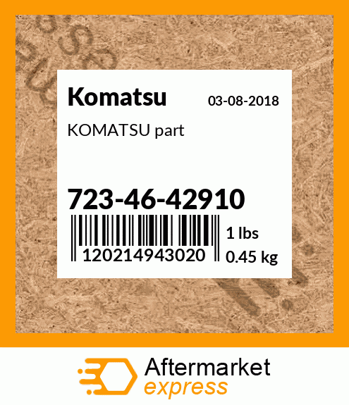 KOMATSU part 723-46-42910