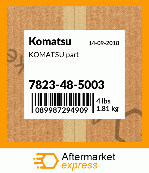 KOMATSU part 7823-48-5003