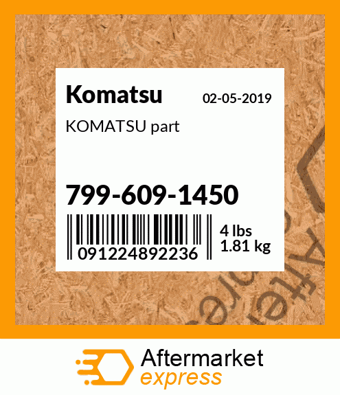 KOMATSU part 799-609-1450