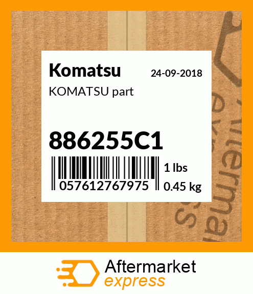 KOMATSU part 886255C1