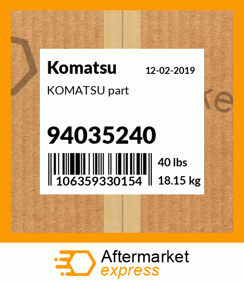 KOMATSU part 94035240
