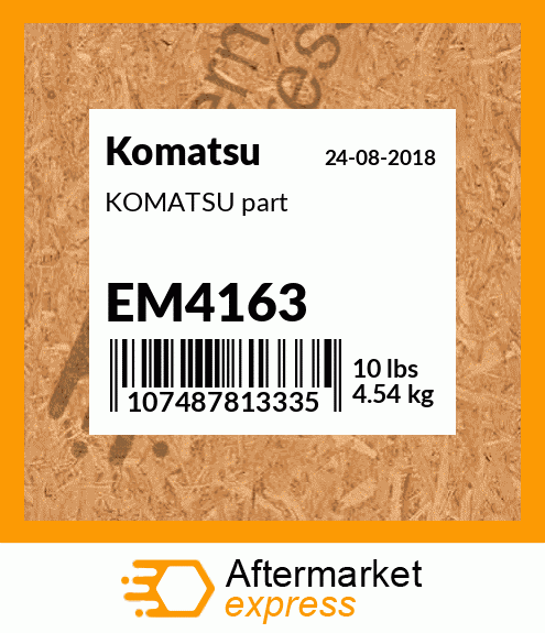 KOMATSU part EM4163