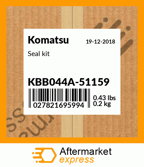 Spare part KBB044A51159 + Seal kit