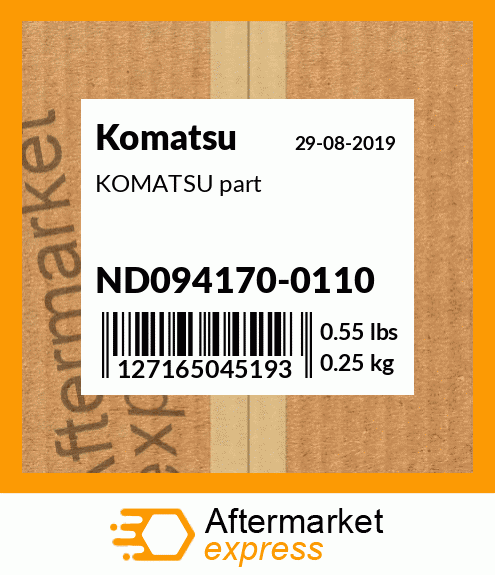 KOMATSU part ND094170-0110