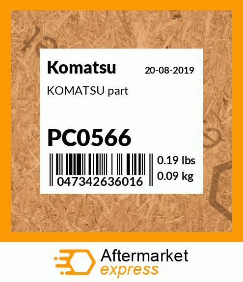 KOMATSU part PC0566