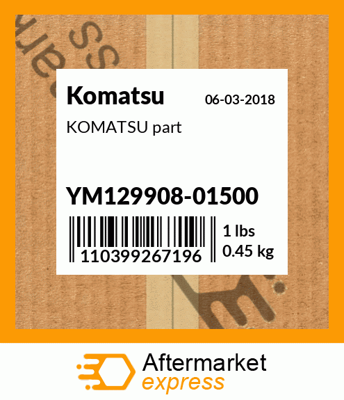 KOMATSU part YM129908-01500