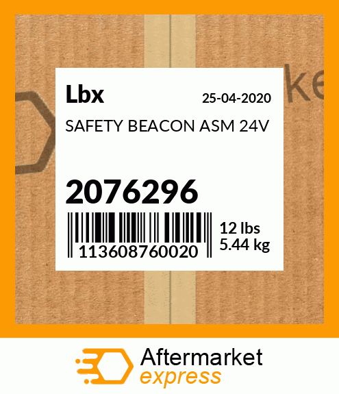 Spare part 2076296 + SAFETY BEACON ASM 24V