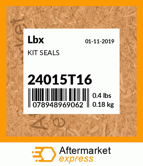 Spare part 24015T16 + KIT SEALS