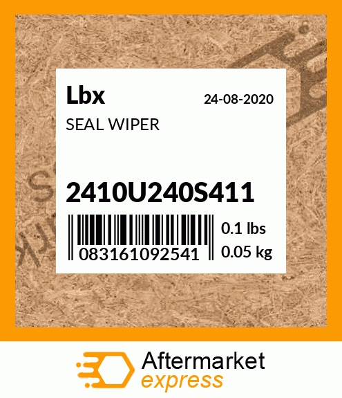 Spare part 2410U240S411 + SEAL WIPER