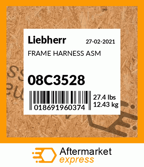 Spare part 08C3528 + FRAME HARNESS ASM