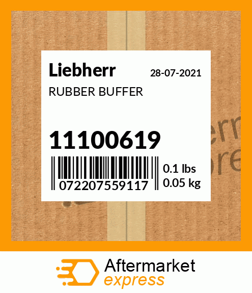 Spare part 11100619 + RUBBER BUFFER