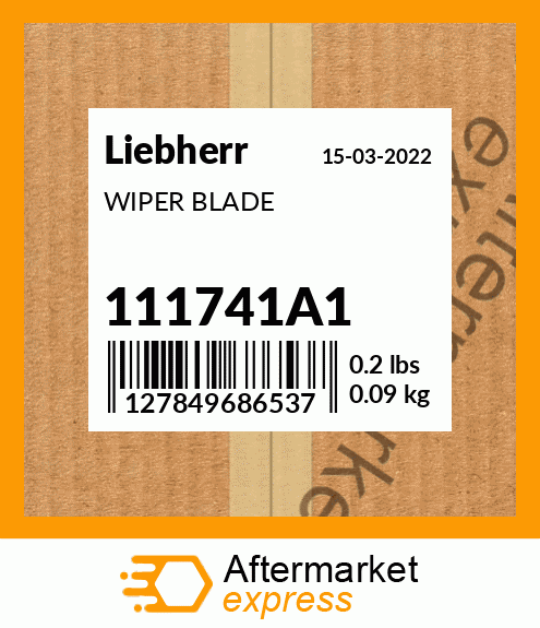 Spare part 111741A1 + WIPER BLADE