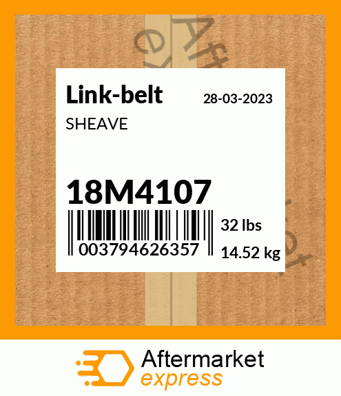 Spare part 18M4107 + SHEAVE