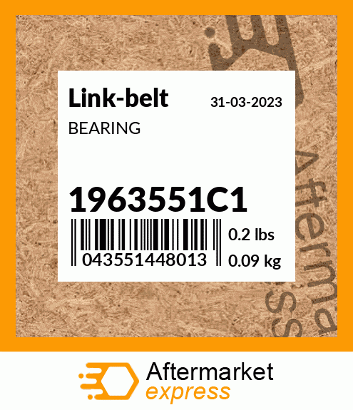 Spare part 1963551C1 + BEARING