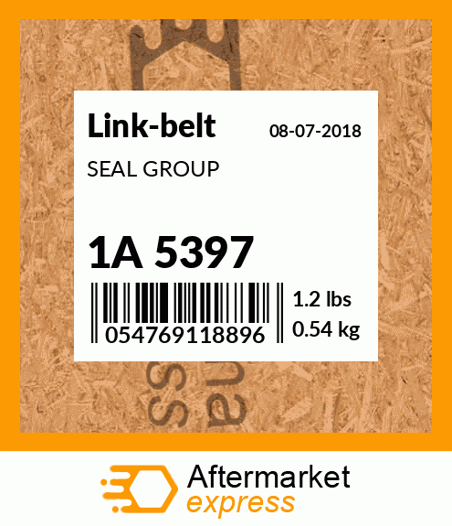 Spare part 1A 5397 + SEAL GROUP