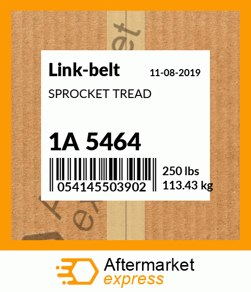 Spare part 1A 5464 + SPROCKET TREAD