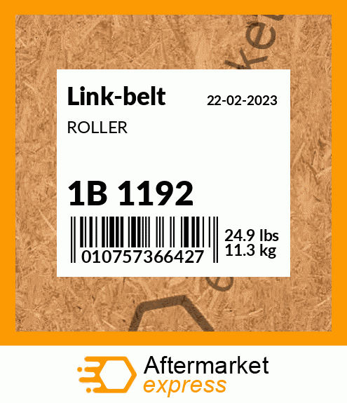 Spare part 1B 1192 + ROLLER