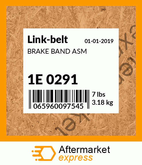 Spare part 1E 0291 + BRAKE BAND ASM