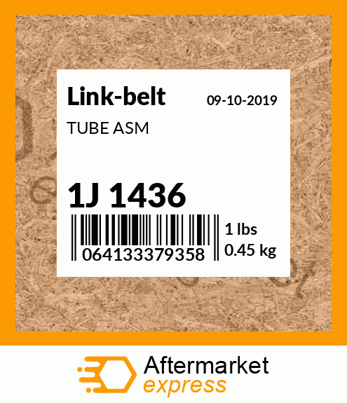 Spare part 1J 1436 + TUBE ASM