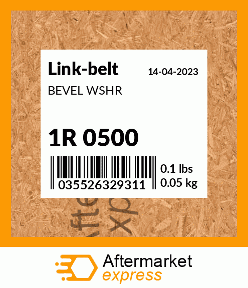 Spare part 1R 0500 + BEVEL WSHR