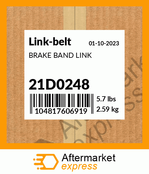 Spare part 21D0248 + BRAKE BAND LINK