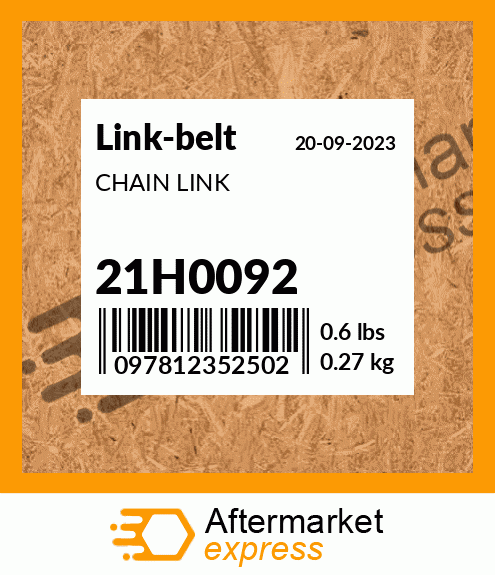 Spare part 21H0092 + CHAIN LINK