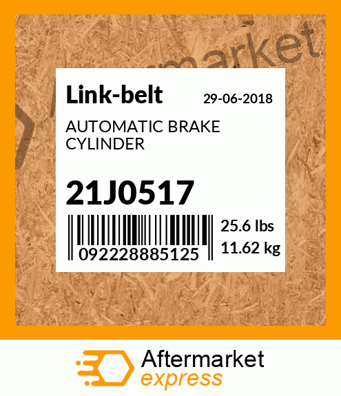 Spare part 21J0517 + AUTOMATIC BRAKE CYLINDER