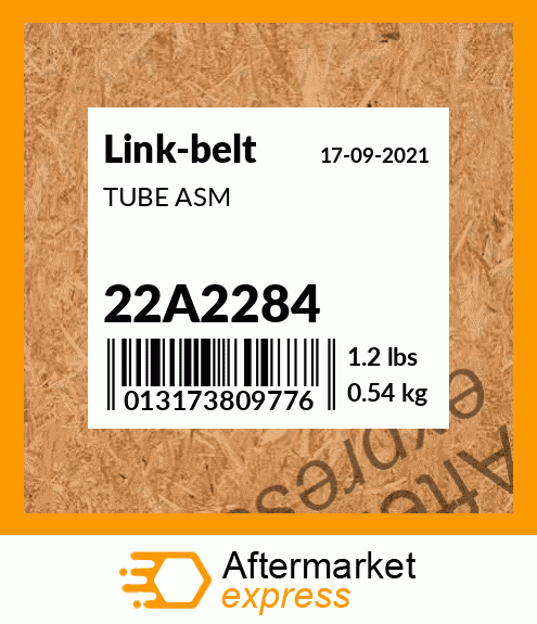 Spare part 22A2284 + TUBE ASM