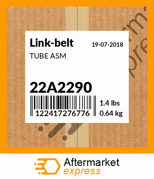 Spare part 22A2290 + TUBE ASM