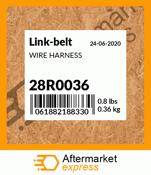 Spare part 28R0036 + WIRE HARNESS