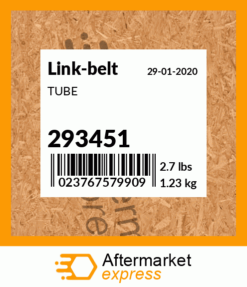 Spare part 293451 + TUBE