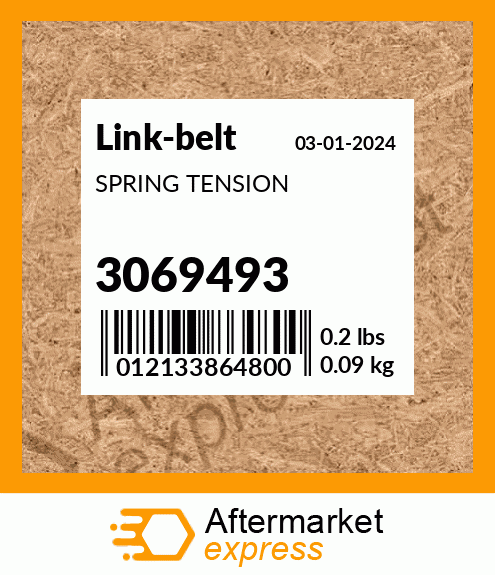 Spare part 3069493 + SPRING TENSION