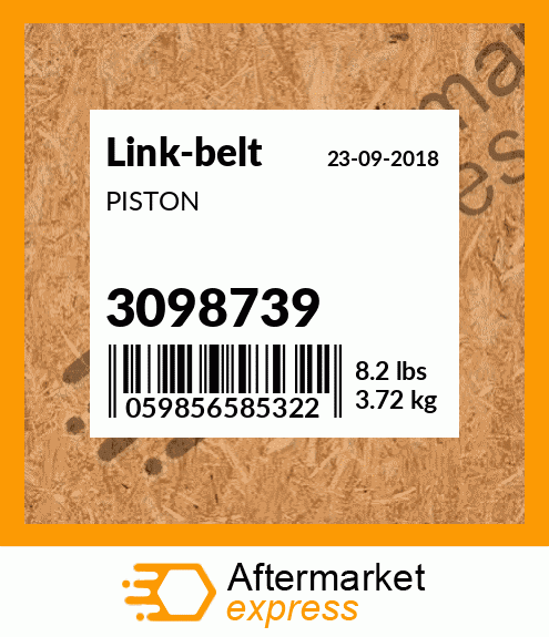 Spare part 3098739 + PISTON