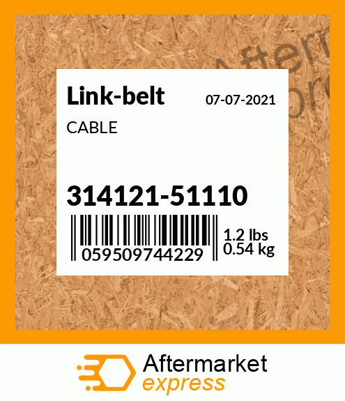 Spare part 314121-51110 + CABLE