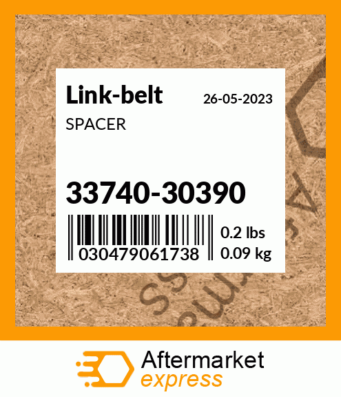 Spare part 33740-30390 + SPACER