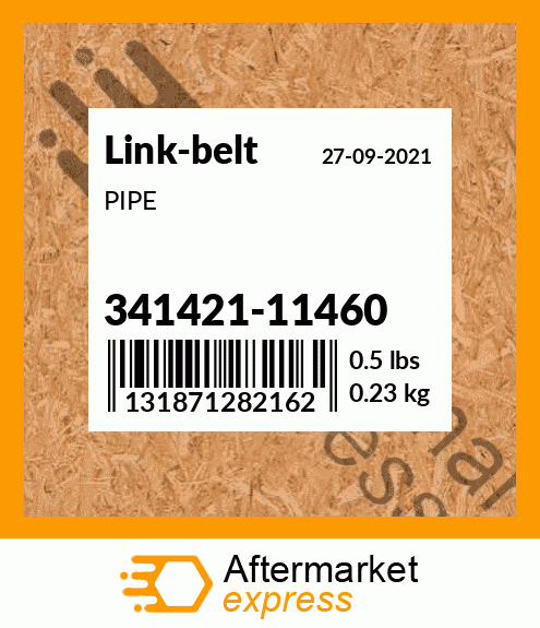 Spare part 341421-11460 + PIPE