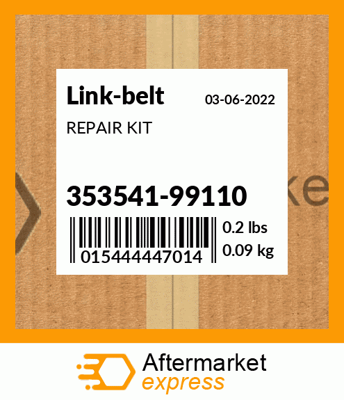 Spare part 353541-99110 + REPAIR KIT