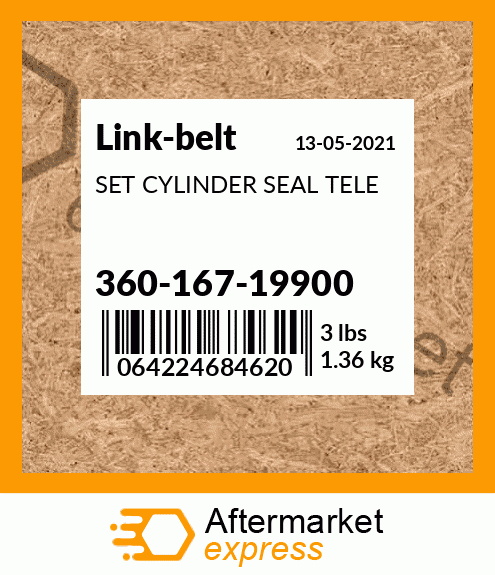 Spare part 360-167-19900 + SET CYLINDER SEAL TELE