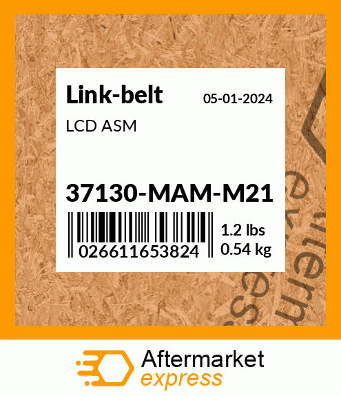 Spare part 37130-MAM-M21 + LCD ASM