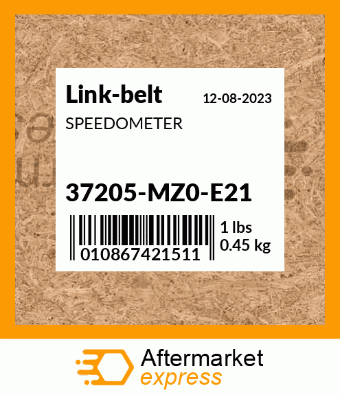 Spare part 37205-MZ0-E21 + SPEEDOMETER