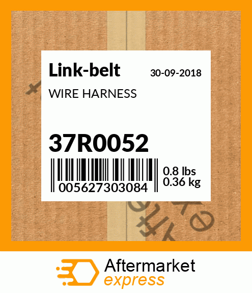 Spare part 37R0052 + WIRE HARNESS