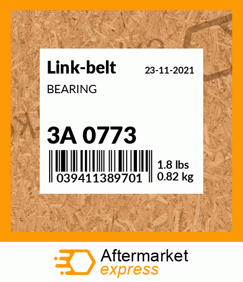 Spare part 3A 0773 + BEARING