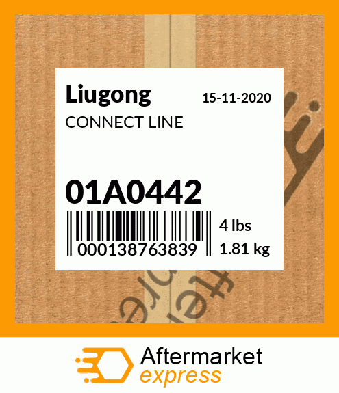 Spare part 01A0442 + CONNECT LINE