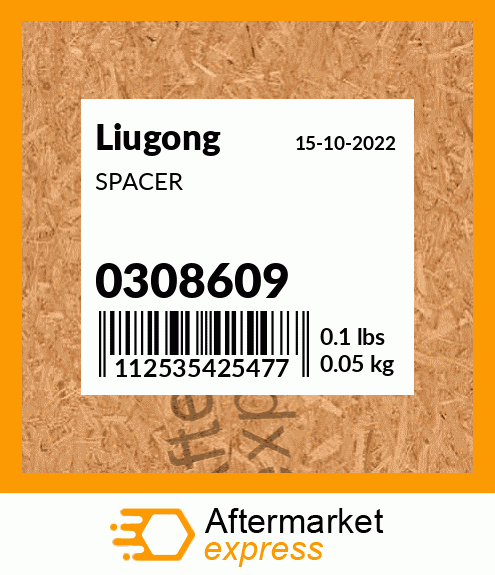 Spare part 0308609 + SPACER